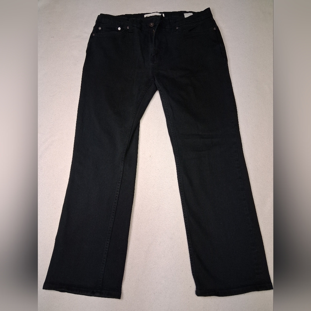 4/20$ Denver Hayes Men's Black Slim Jeans - Picture 6 of 6